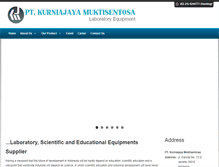 Tablet Screenshot of kurniajaya.com